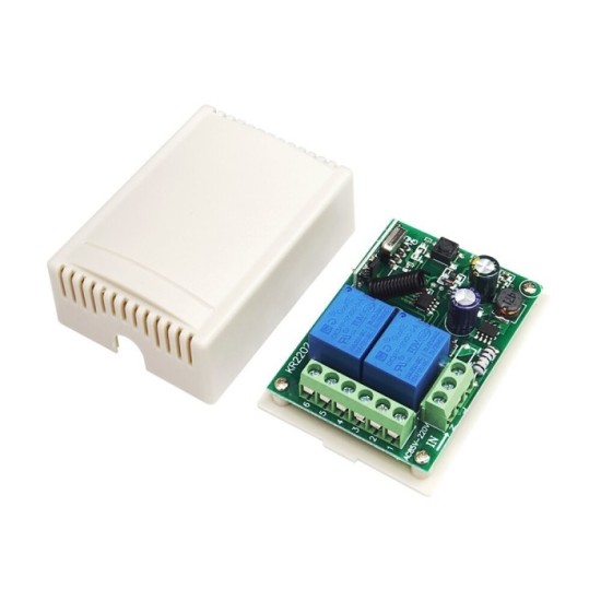 CONTROL DE RADIOFRECUENCIA CON 2 RELEVADORES