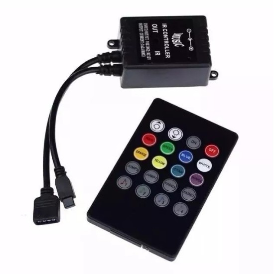 CONTROL TIRA LED RGB AUDIORÍTMICO