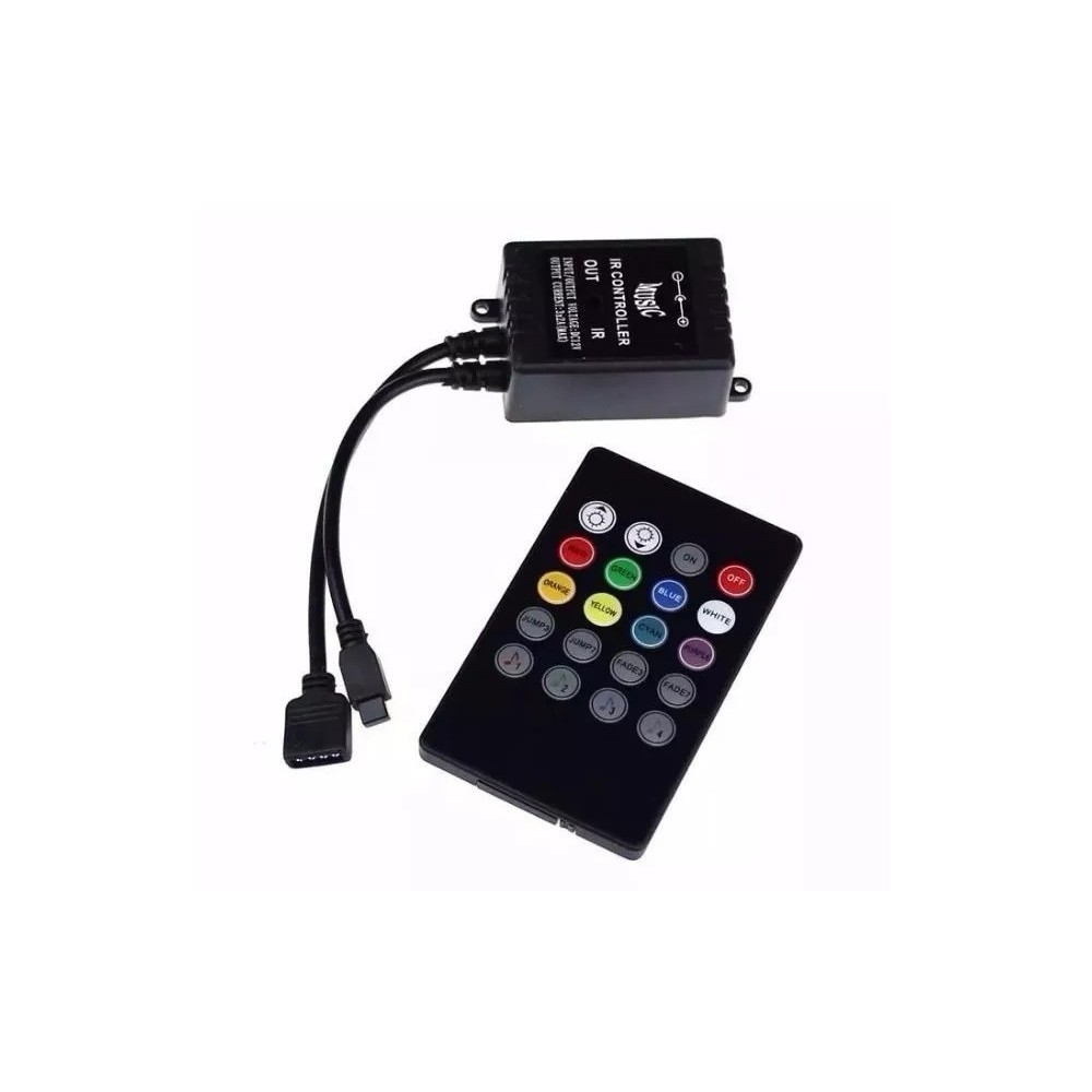 CONTROL TIRA LED RGB AUDIORÍTMICO
