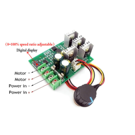 CONTROLADOR DE VELOCIDAD PWM 6-60VDC 30A