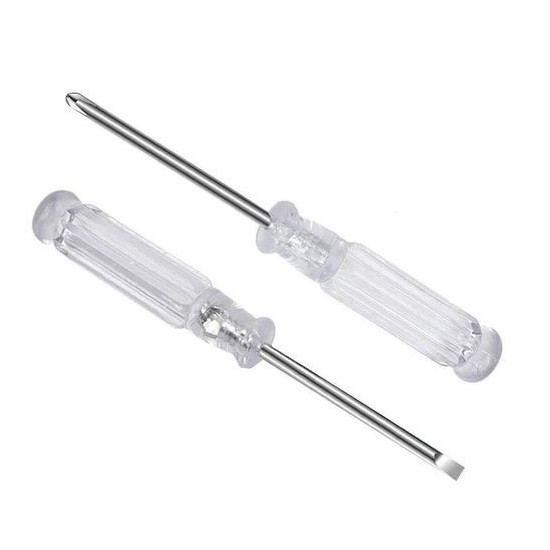 DESARMADOR TRANSPARENTE 9.2CM