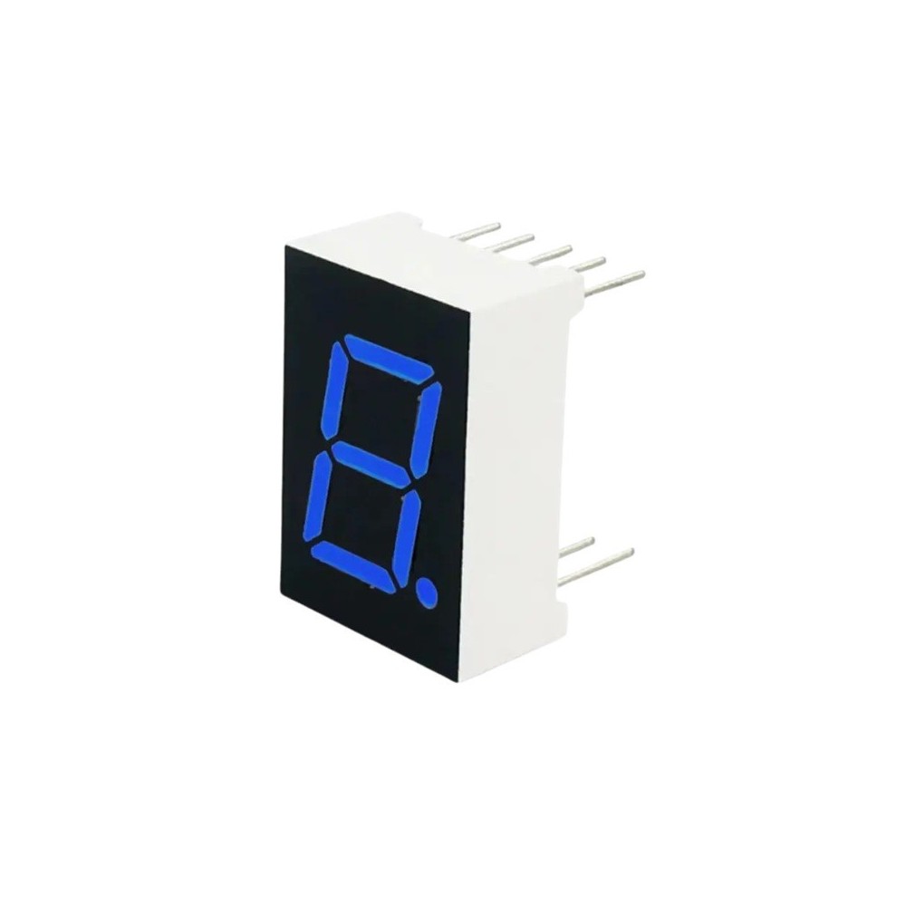 DISPLAY 7 SEGMENTOS 1 DIGITO AZUL