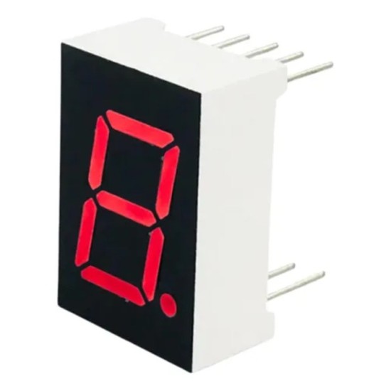 DISPLAY 7 SEGMENTOS 1 DIGITO ROJO