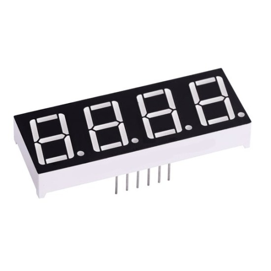 DISPLAY 7 SEGMENTOS 4 DIGITOS CATODO COMUN