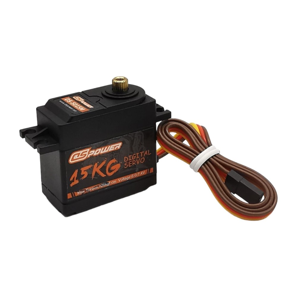 DS-S015M SERVOMOTOR 15KG ENGRANAJE DE METAL