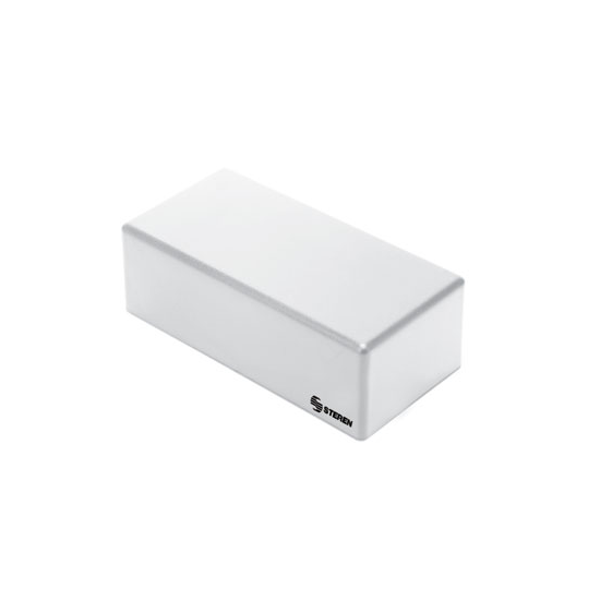 GABINETE DE PLASTICO GRIS C/TAPA 129X64X45MM