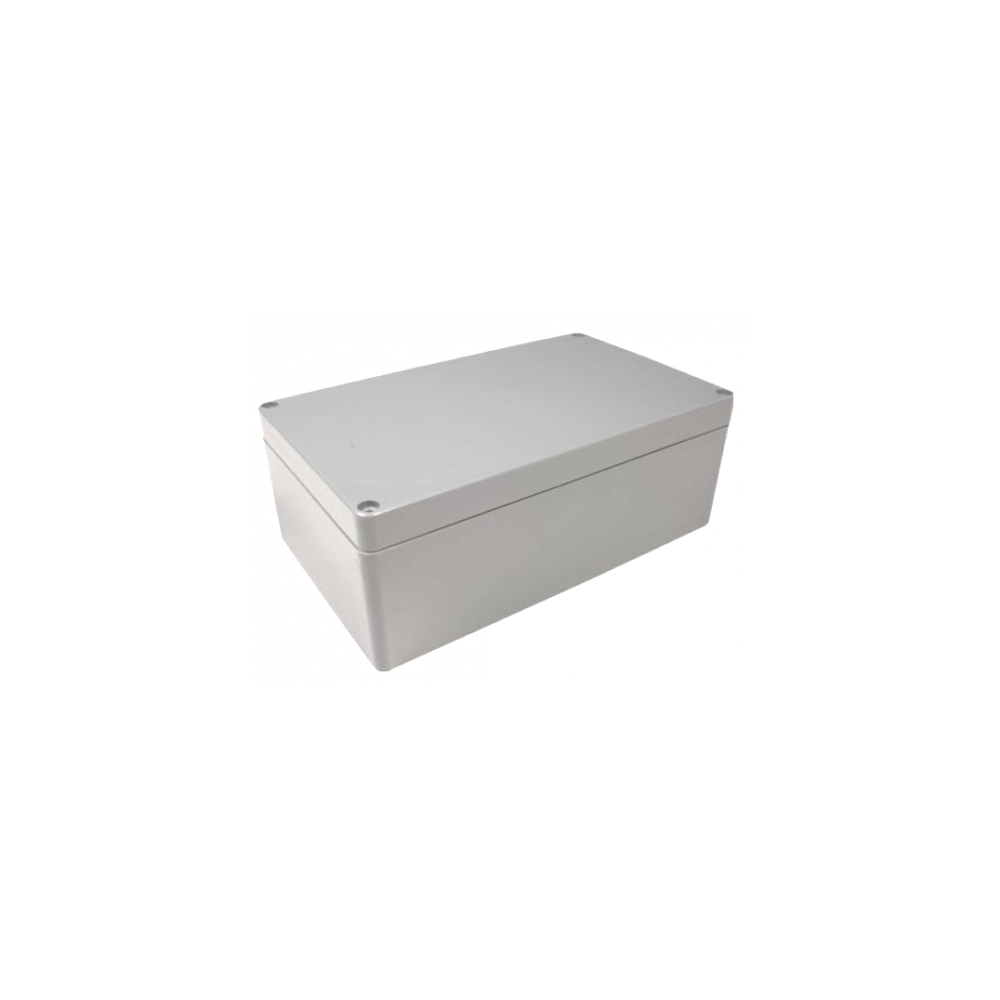 GABINETE DE PLASTICO GRIS C/TAPA 135X75X49MM