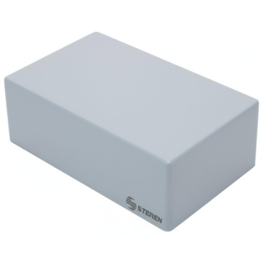 GABINETE DE PLASTICO GRIS C/TAPA 185X114X66MM