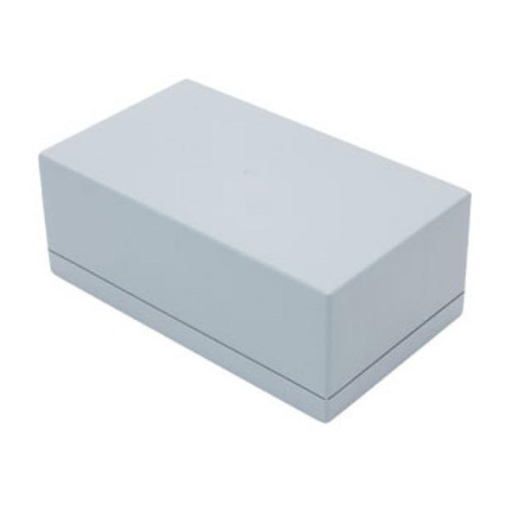 GABINETE DE PLASTICO GRIS C/TAPA 223X140X92MM