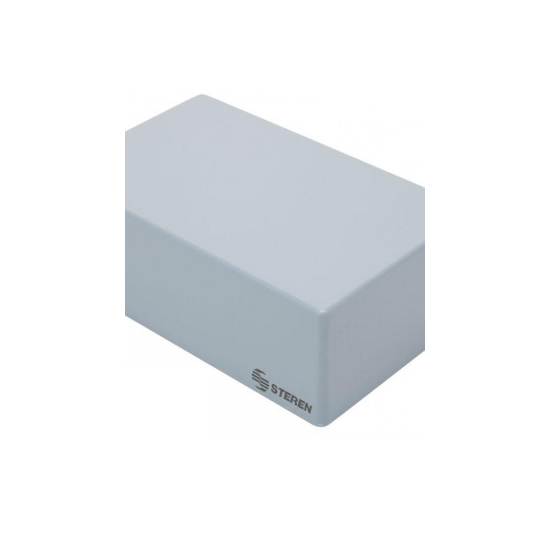 GABINETE GP-02 DE PLASTICO GRIS C/TAPA DE 150X99X60MM