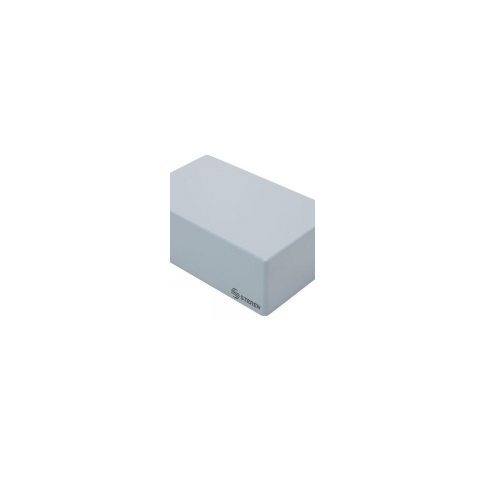 GABINETE GP-02 DE PLASTICO GRIS C/TAPA DE 150X99X60MM