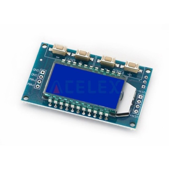 GENERADOR PWM 1 CANAL CON LCD 1Hz-150KHz