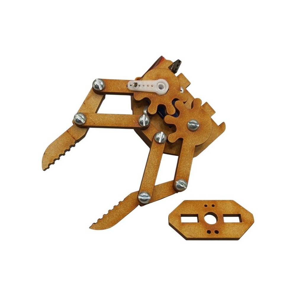 GRIPPER DE MDF CON SERVO SG90