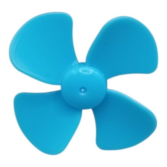 HELICE DE 4 ASPAS 80 MM PARA EJE DE 3MM