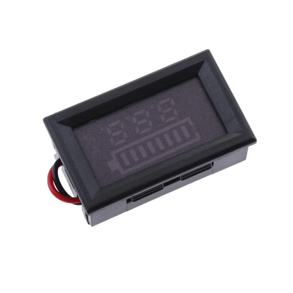 INDICADOR DE CARGA Y VOLTMETRO DIGITAL PARA BATERIAS 12-60 VDC