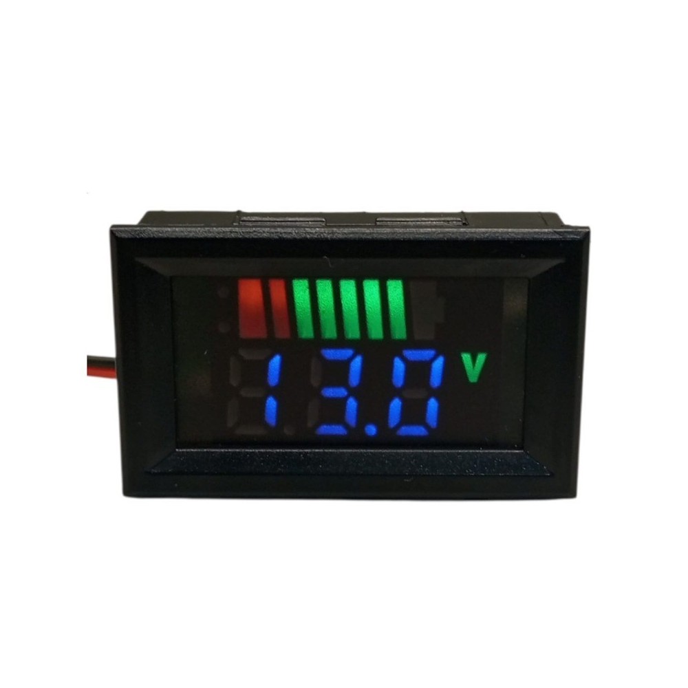 INDICADOR DE CARGA Y VOLTMETRO DIGITAL PARA BATERIAS 12-60 VDC