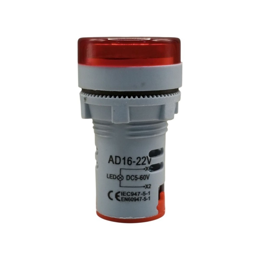 AD16-22DSV VOLTMETRO REDONDO DC 5-60 VCD