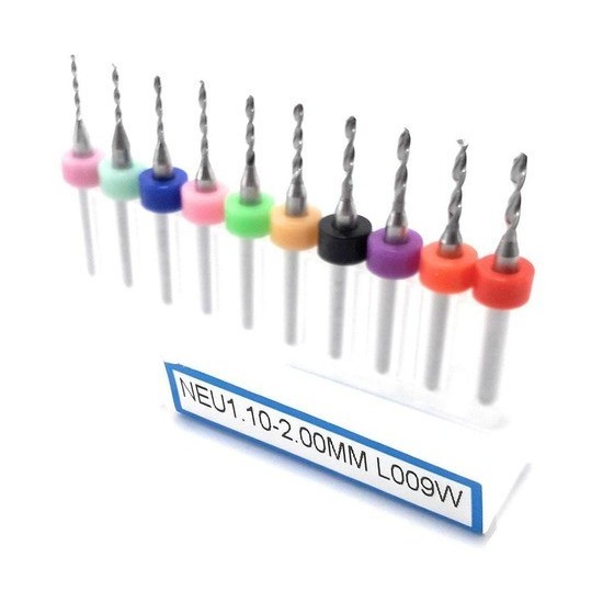 KIT BROCAS DE CARBURO DE TUNGSTENO 1.-2.0MM