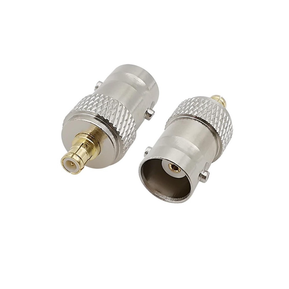 ADAPTADOR BNC HEMBRA JACK A MCX MACHO PLUG MINIATRUA COAXIAL OSC. DSO152 BNC-MCX