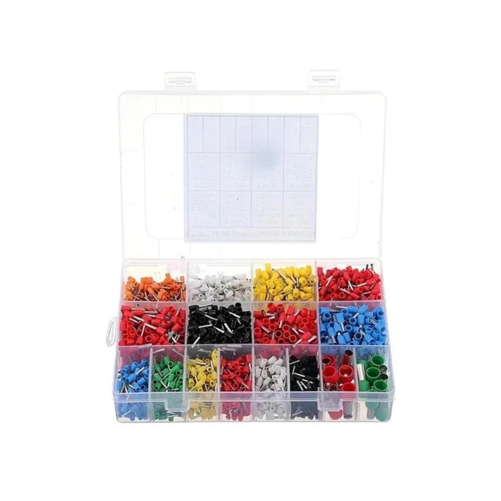 KIT DE FERRULES CON ORGANIZADOR TERMINAL PREAISLADO 2120 PIEZAS KIT-FERR