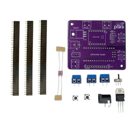 KIT PLACA CARRO SEGUIDOR BLUETOOTH ARDUINO NANO