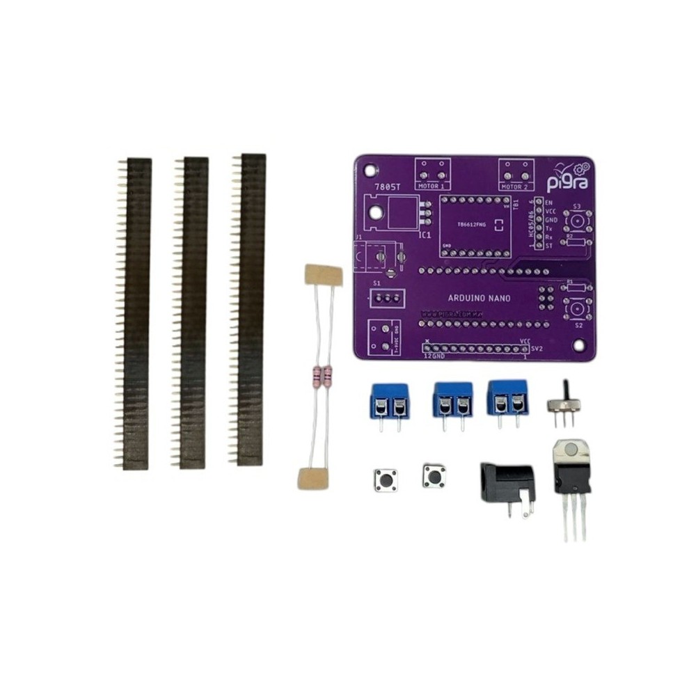KIT PLACA CARRO SEGUIDOR BLUETOOTH ARDUINO NANO