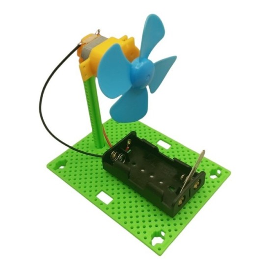 KIT VENTILADOR PLASTICO 4 ASPAS