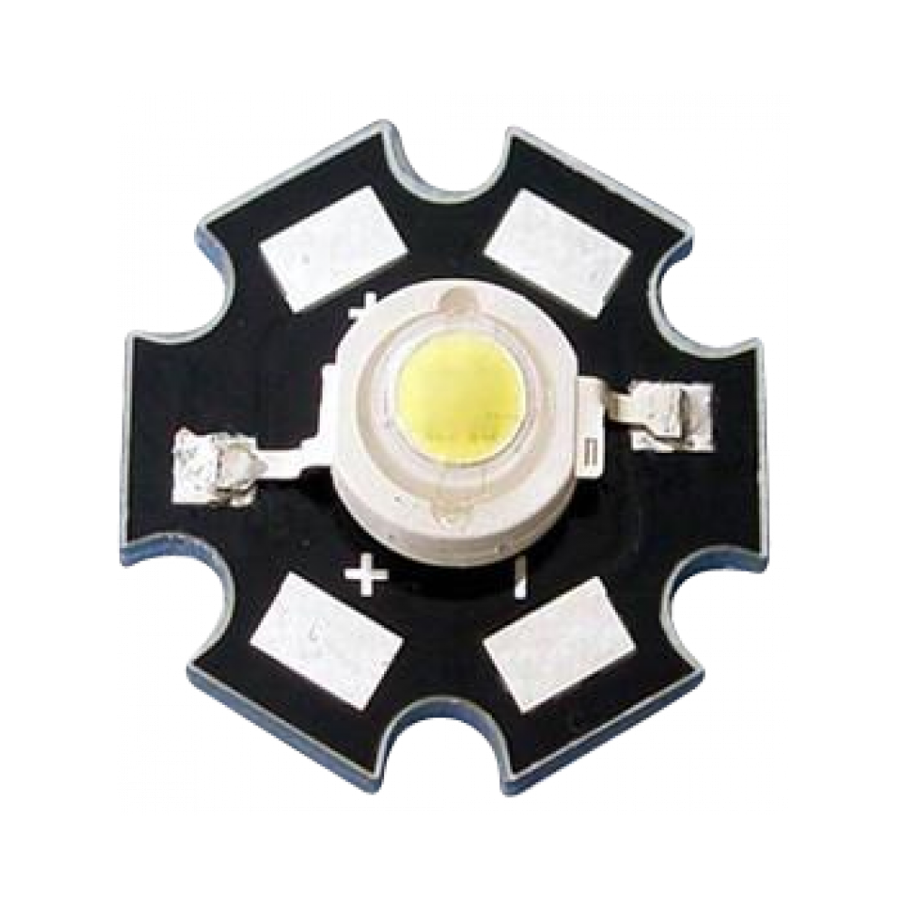 LED 3W CON DISIPADOR BLANCO FRIO