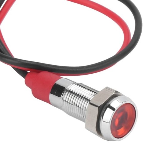 LED INDICADOR 2 CABLES  METAL 110V