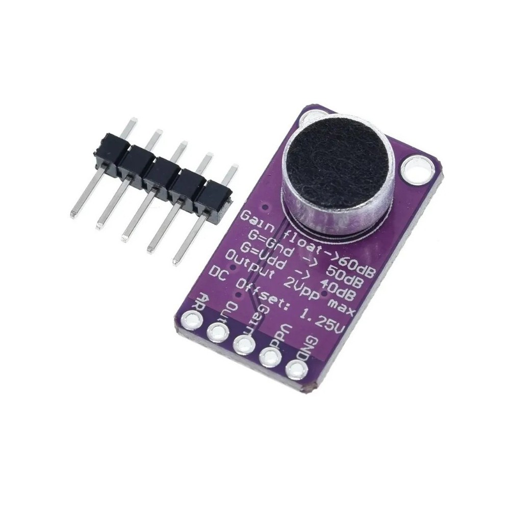 MAX9814 MICROFONO PLACA AMPLIFICADORA ARDUINO AGC