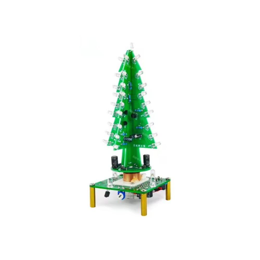 ARBOL DE NAVIDAD GIRATORIO PRACTICA DE SOLDADURA