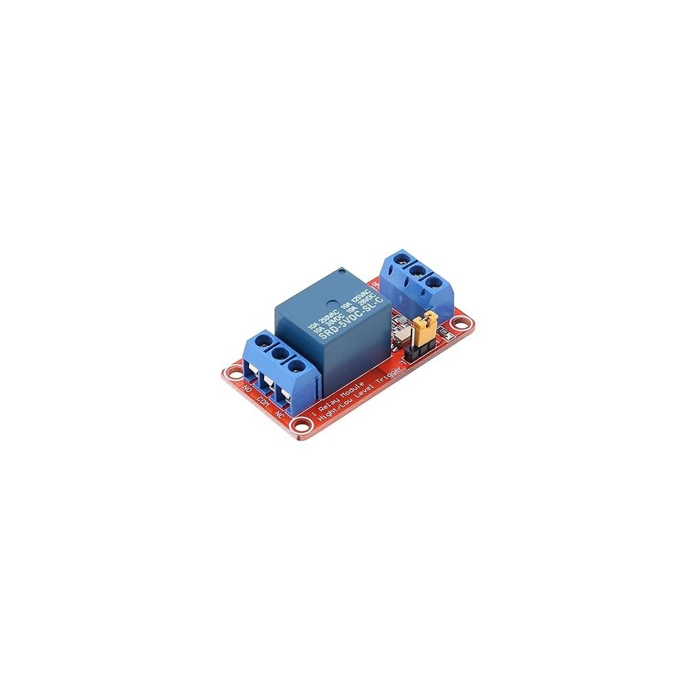 MODULO 1 RELEVADOR CON OPTOACOPLADOR 5V ROJO