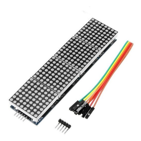 MODULO 4 MATRICES LED 8X8 CON MAX7219