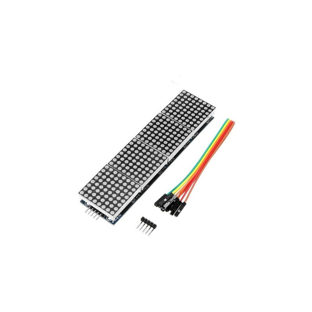 MODULO 4 MATRICES LED 8X8 CON MAX7219