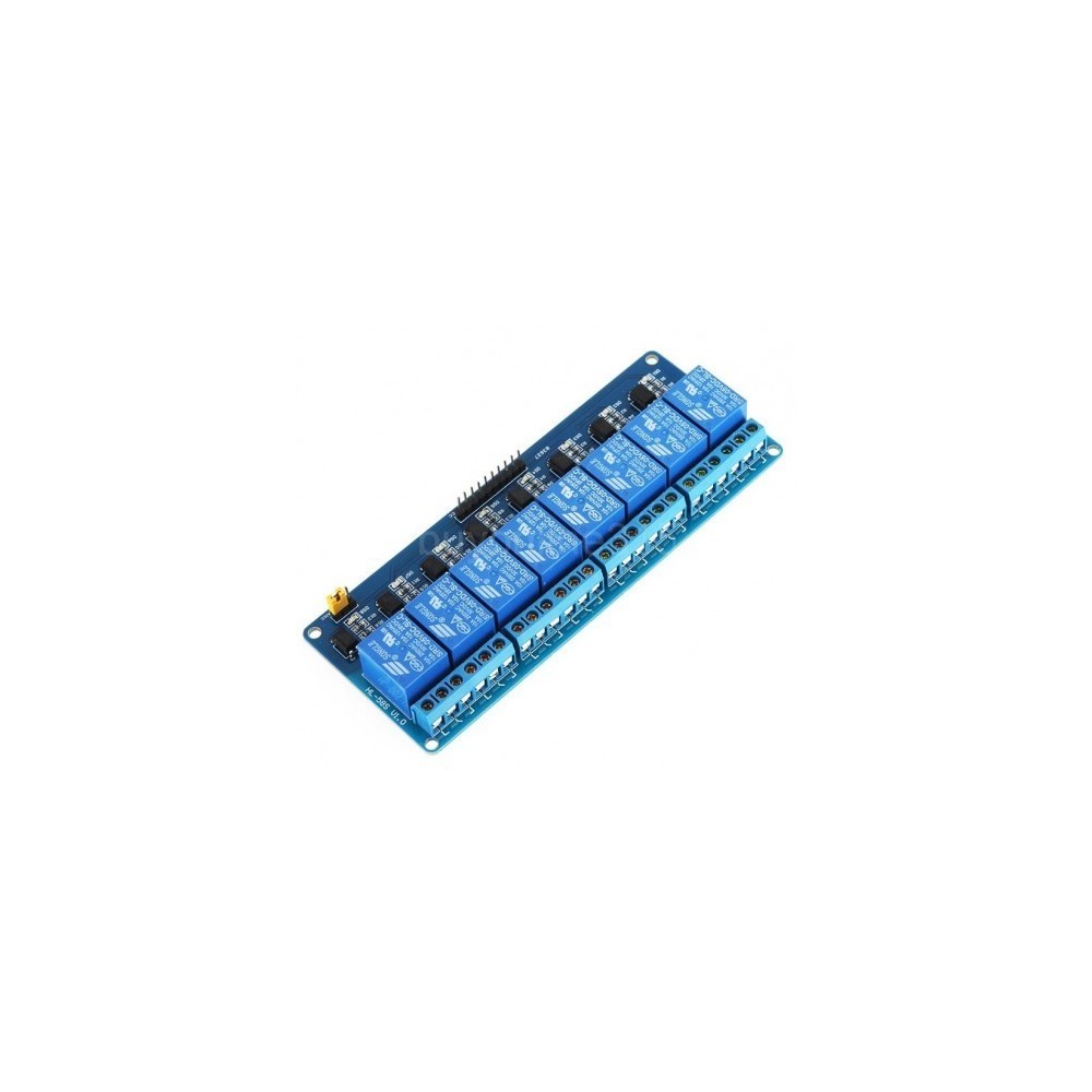 MODULO 8 RELEVADORES CON OPTOACOPLADOR 5V