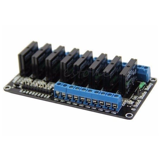 MODULO 8 RELEVADORES DE ESTADO SOLIDO G3MB-202P