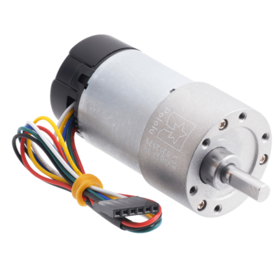 MOTORREDUCTOR CON ENCODER 37D 131:1